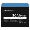 Qoltec Akumulator LiFePO4 Litowo-Żelazowo-Fosforanowy | 12.8V | 30Ah |  384Wh | BMS